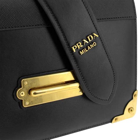 immagine borsa con aquile fibbia prada|Borsa shopping large in pelle con fibbie .